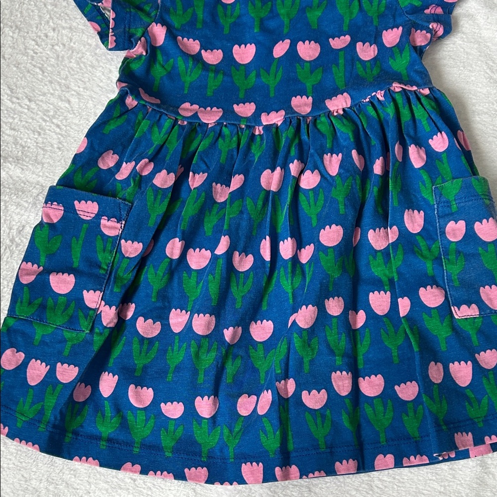 Hanna Andersson Floral Blue Dress - Picture 3 of 3